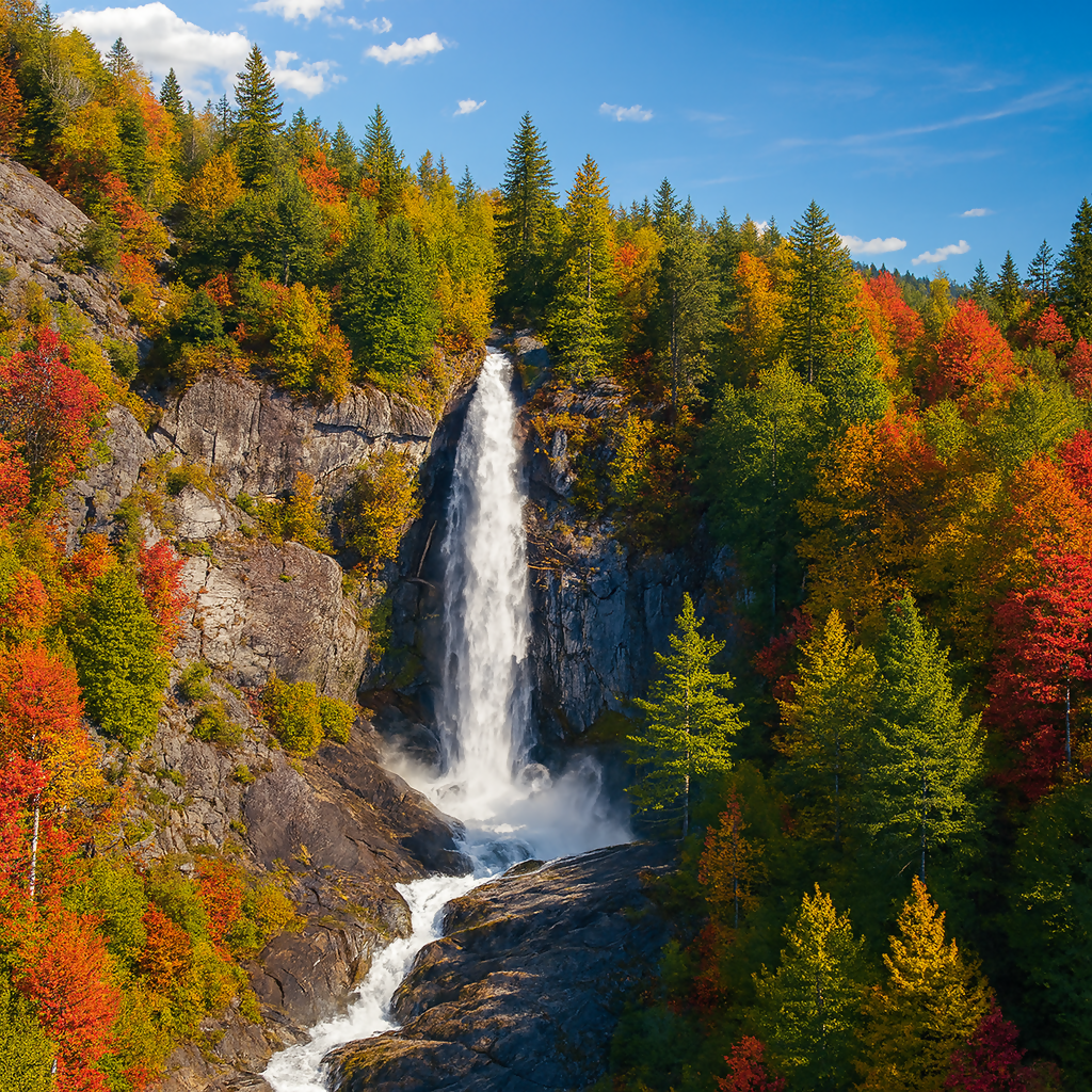 Big Devil Falls - North Cascades National Park - Washington United States - Rendered - Digital File Digital My Custom Designs PDF