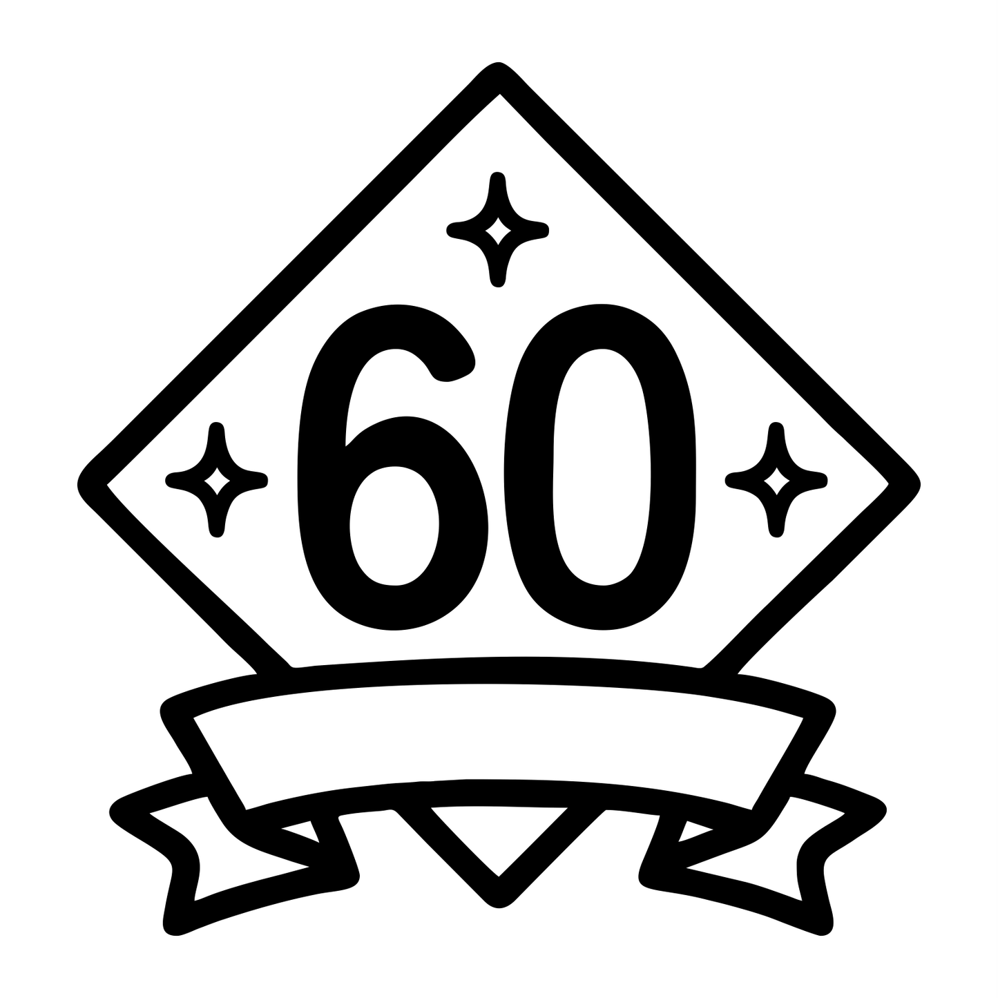 Birthday Diamond Badge - Digital File - XCS Friendly Tumbler My Custom Designs PNG