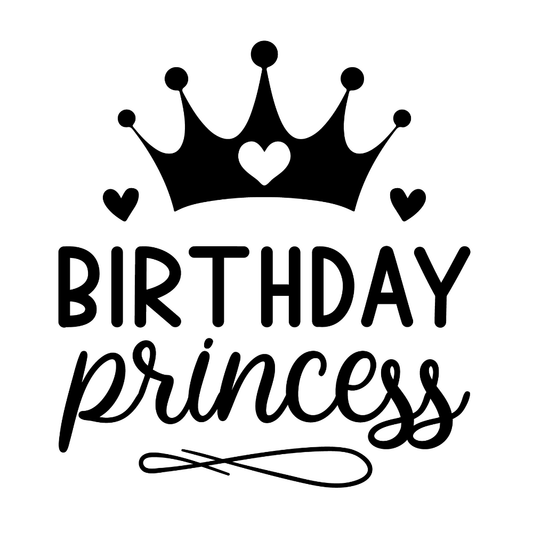 Birthday Princess - Princess - Vector Graphics - Digital File Digital My Custom Designs ZIP File