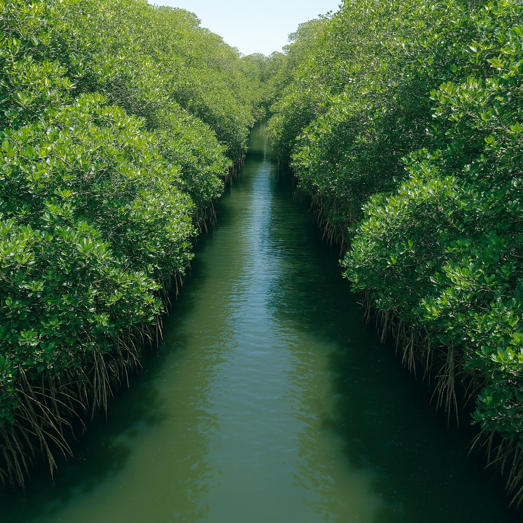 San Blas Mangroves (Manglares de San Blas) - Nayarit Mexico - Rendered - Digital File Digital My Custom Designs PDF