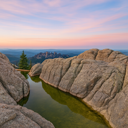 Black Elk Peak - Black Hills National Forest - South Dakota United States - Rendered - Digital File Digital My Custom Designs PDF