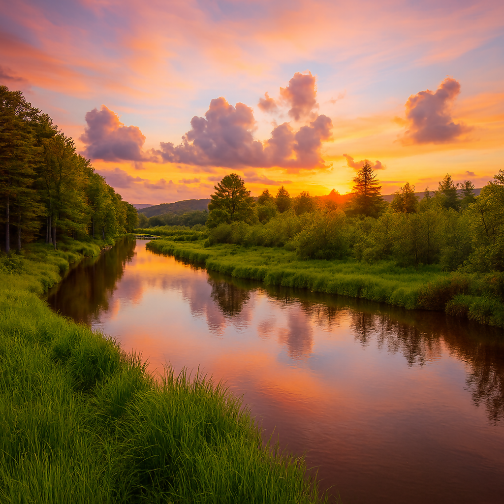 Blackwater River - Canaan Valley Resort State Park - West Virginia United States - Rendered - Digital File Digital My Custom Designs PDF