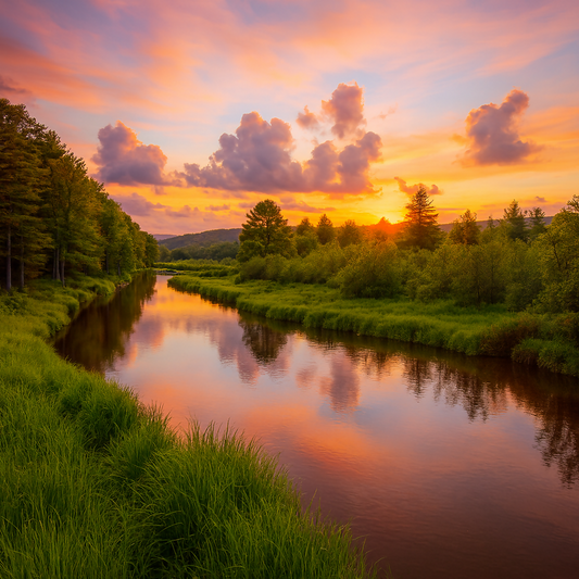 Blackwater River - Canaan Valley Resort State Park - West Virginia United States - Rendered - Digital File Digital My Custom Designs PDF
