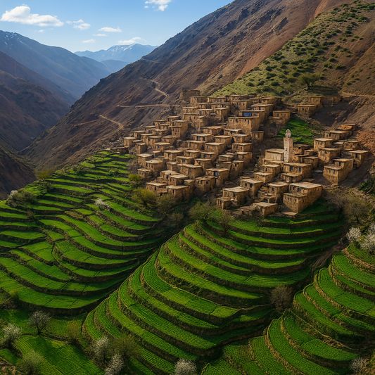 High Atlas Mountains - Marrakech Morocco - Africa - Rendered - Digital File Digital My Custom Designs PDF