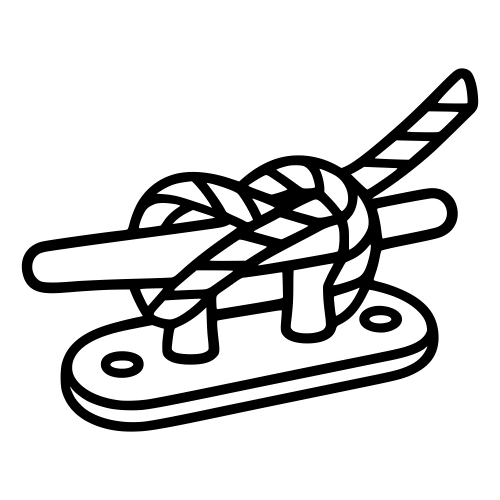 Boat Cleat (rope tied) - Digital File - XCS Friendly Digital My Custom Designs PDF