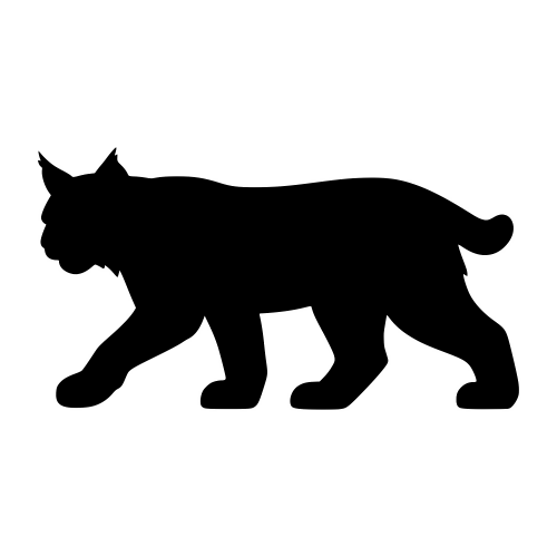 Bobcat Silhouette - Digital File - XCS Friendly Digital My Custom Designs PDF