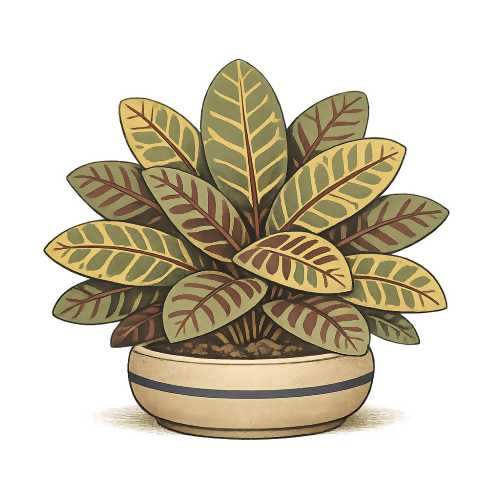 Botanical Croton - Art & Aesthetics - T Shirt Designs - Digital File Digital My Custom Designs 300 DPI PNG