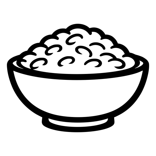 Bowl of Rice - Digital File - XCS Friendly Digital My Custom Designs PDF