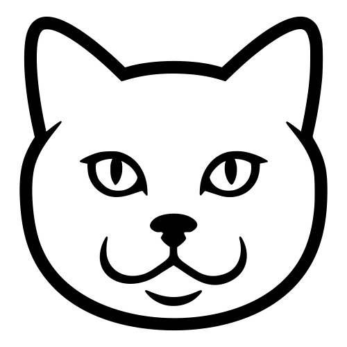 British Shorthair Face - Digital File - XCS Friendly Digital My Custom Designs PDF