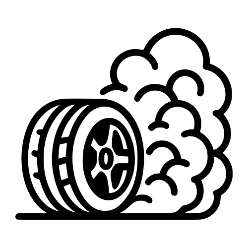 Burnout Tire Smoke - Digital File - XCS Friendly Digital My Custom Designs PDF