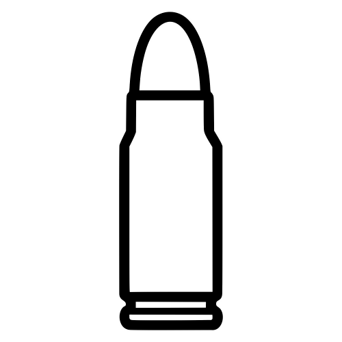 Bullet Cartridge - Digital File - XCS Friendly Digital My Custom Designs PDF
