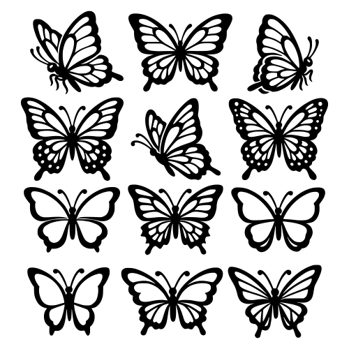 Bundle of Butterfly Design - Digital File - XCS Friendly Digital My Custom Designs PDF