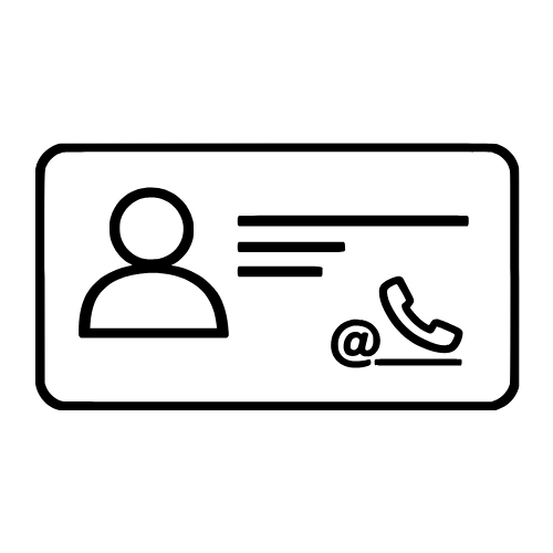 Business Card Outline - Vector Graphics - Digital File Digital My Custom Designs PDF