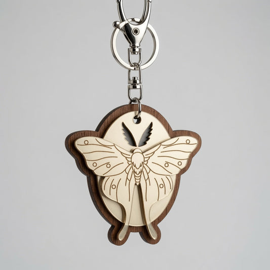 Butterfly Keychain 2 Layers- - Digital File - SVG - Layered Designs