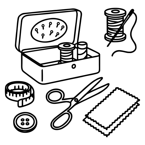 Sewing Kit - Digital File - XCS Friendly Digital My Custom Designs PDF