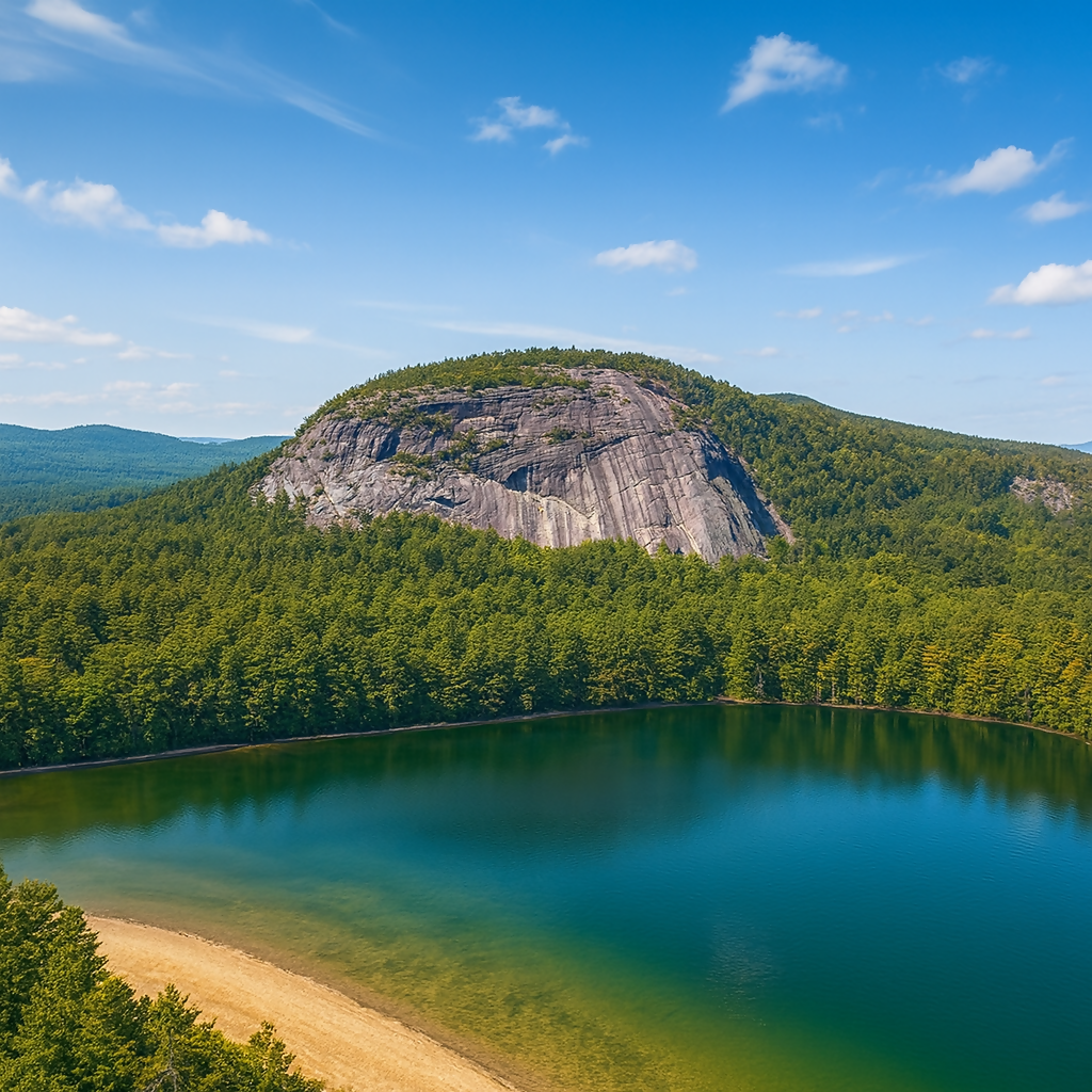 Echo Lake State Park - New Hampshire United States - Rendered - Digital File Digital My Custom Designs PDF
