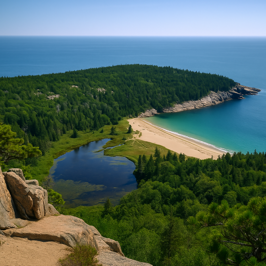 Beehive Trail - Acadia National Park - Maine United States - Rendered - Digital File Digital My Custom Designs PDF