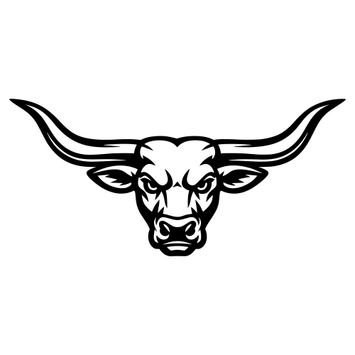 Longhorn Steer Head - Graphics - Digital File Digital My Custom Designs PDF