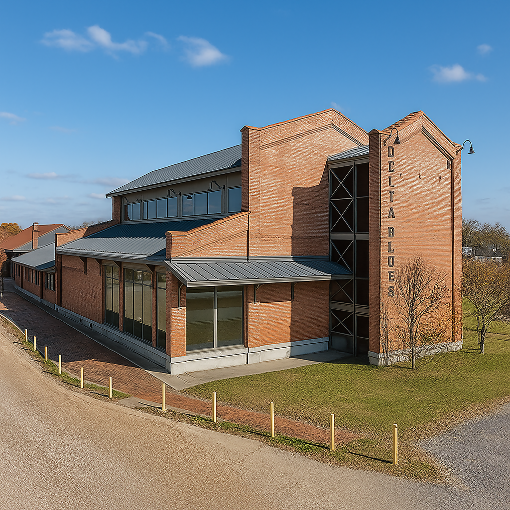 Delta Blues Museum - Mississippi United States - Rendered - Digital File Digital My Custom Designs PDF