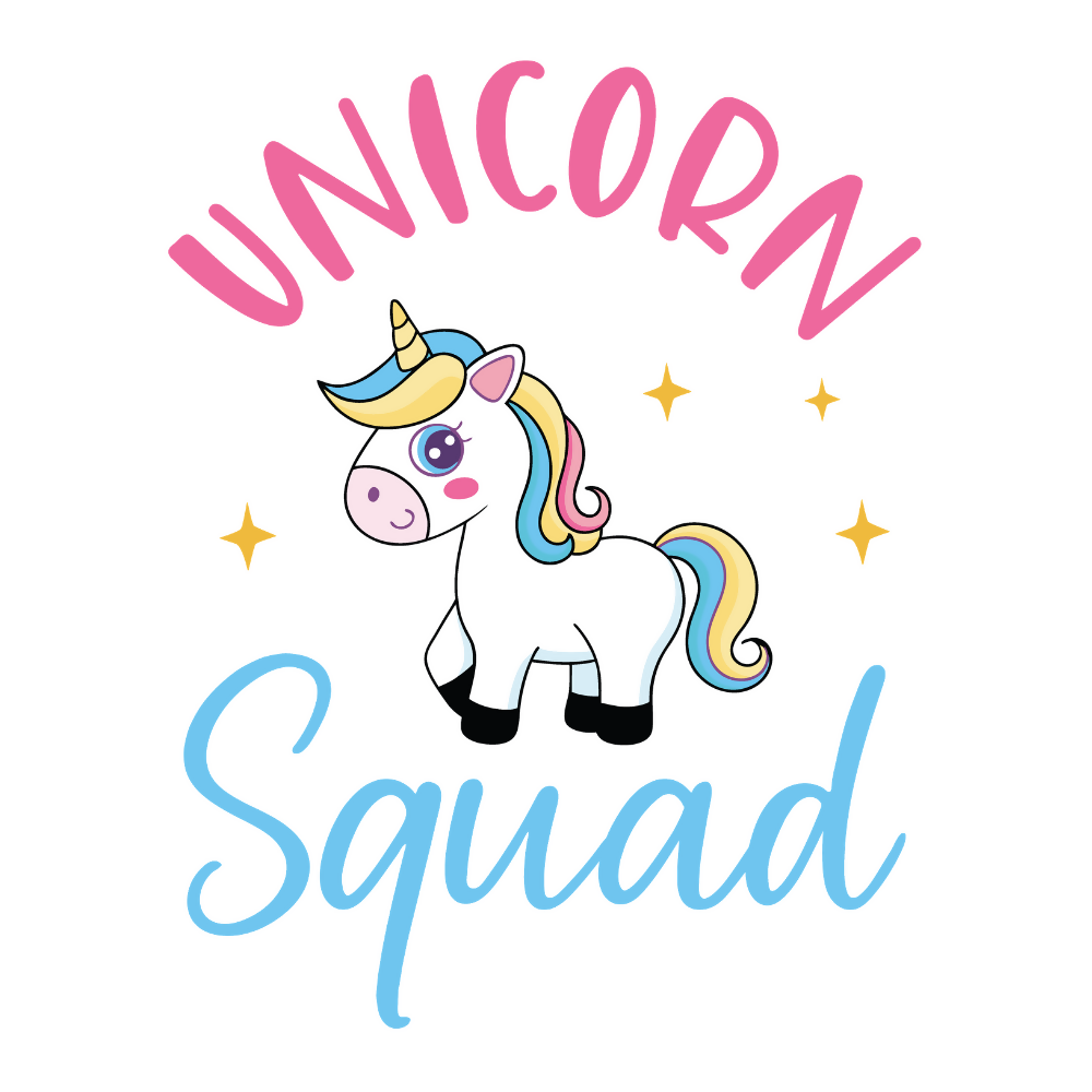 Unicorn Squad - T Shirt Designs - Digital File Digital My Custom Designs ZIP File
