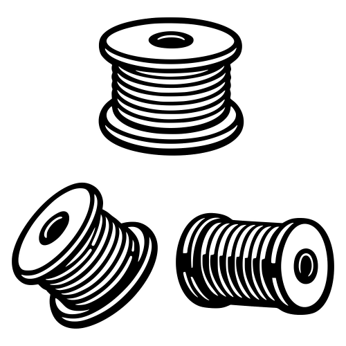 Cable Spools - Vector Graphics - Digital File Digital My Custom Designs PDF