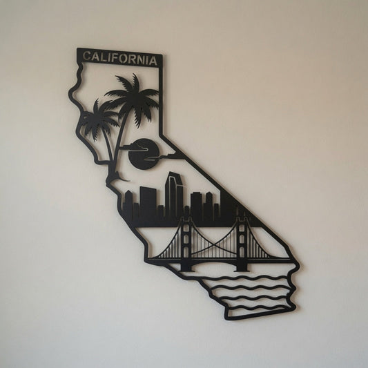 California - Wall / Home Decor - State Outline - United States - Digital File - ZIP File - Digital