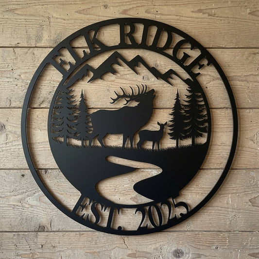 Call of the Wild Mountains - Metal Sign / Home Decor - Digital File - ZIP File - Digital