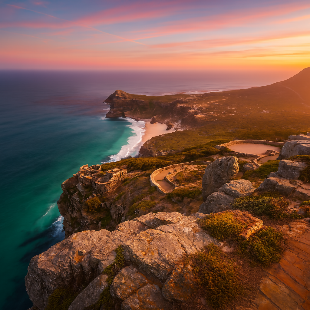 Cape of Good Hope - Cape Point - Cape Town South Africa - Africa - Rendered - Digital File Digital My Custom Designs PDF