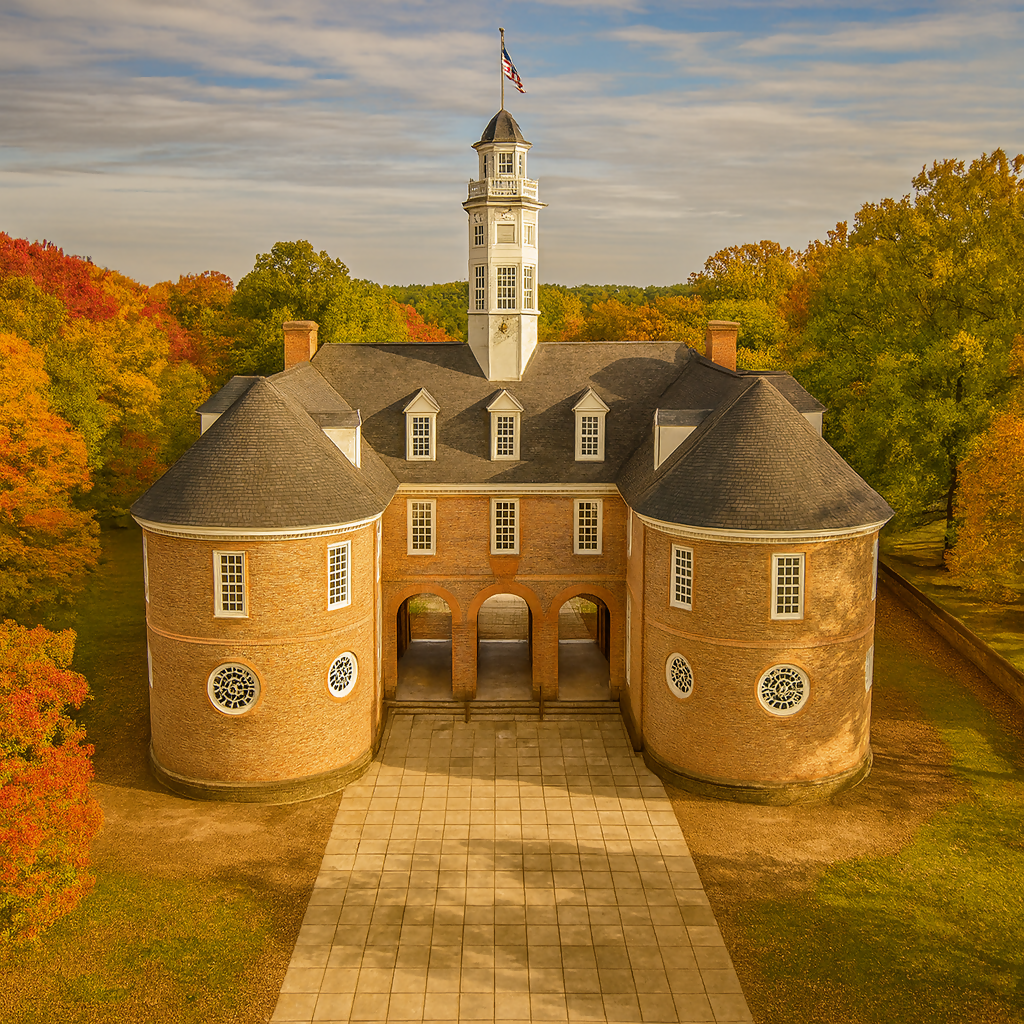 Capitol Building - Colonial Williamsburg - Virginia United States - Rendered - Digital File Digital My Custom Designs PDF