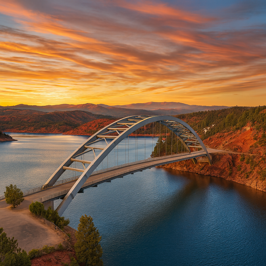 Cart Creek Bridge - Flaming Gorge National Recreation Area - Wyoming United States - Rendered - Digital File Digital My Custom Designs PDF