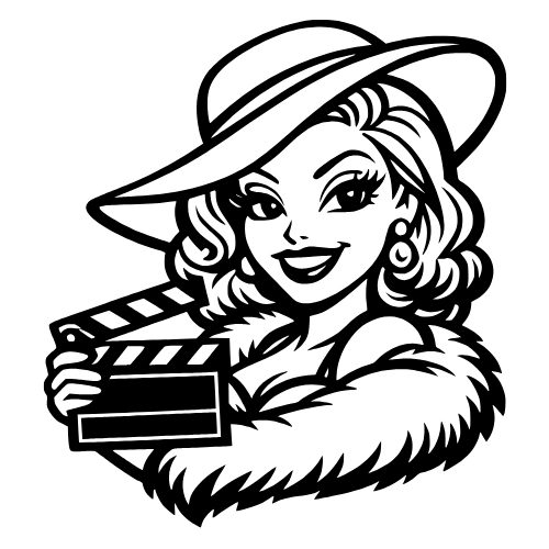 Cartoon Actress Sketch - Vector Graphics - Digital File Digital My Custom Designs PDF