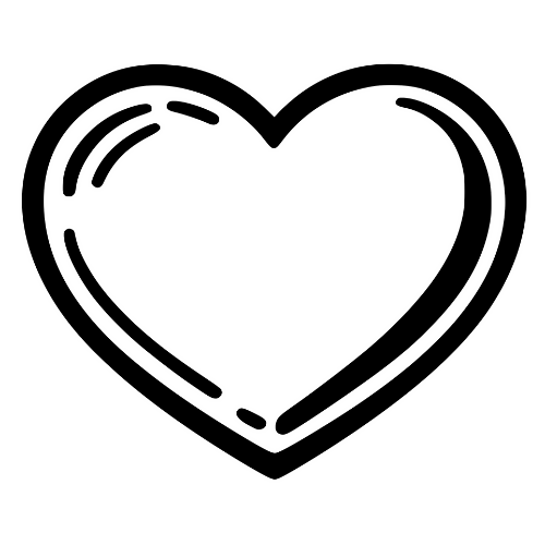 Cartoon Candy Heart - Digital File - XCS Friendly Digital My Custom Designs PDF