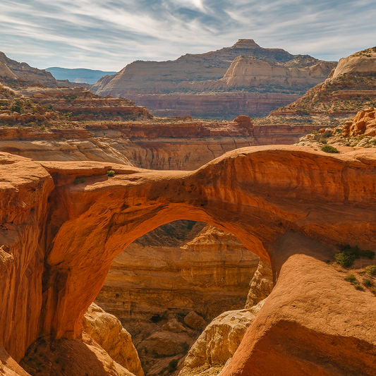 Cassidy Arch - Capitol Reef National Park - Utah United States - Rendered - Digital File Digital My Custom Designs PDF