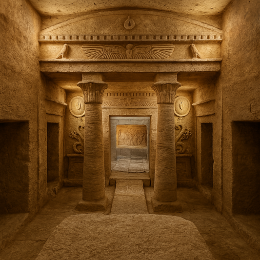 Catacombs of Kom El Shoqafa - Alexandria Egypt - Africa - Rendered - Digital File Digital My Custom Designs PDF