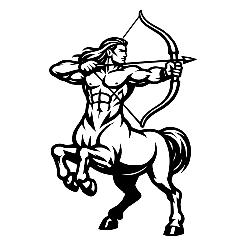 Centaurs Outline - Vector Graphics - Digital File Digital My Custom Designs PDF