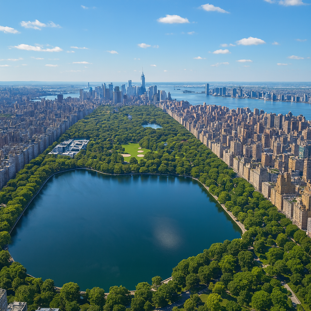 Central Park - New York United States - Rendered - Digital File Digital My Custom Designs PDF