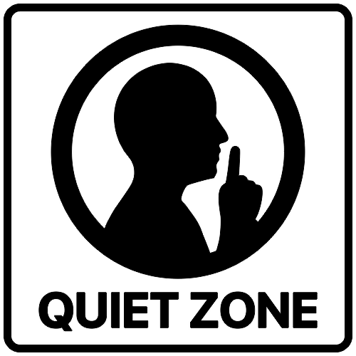 Quiet Zone Sign - Digital File - XCS Friendly Digital My Custom Designs PDF