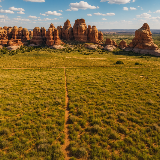 Chesler Park - Canyonlands National Park - Utah United States - Rendered - Digital File Digital My Custom Designs PDF