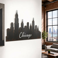 Chicago Skyline - Wall Home Decor - Single Layer - Digital File - ZIP File - Digital