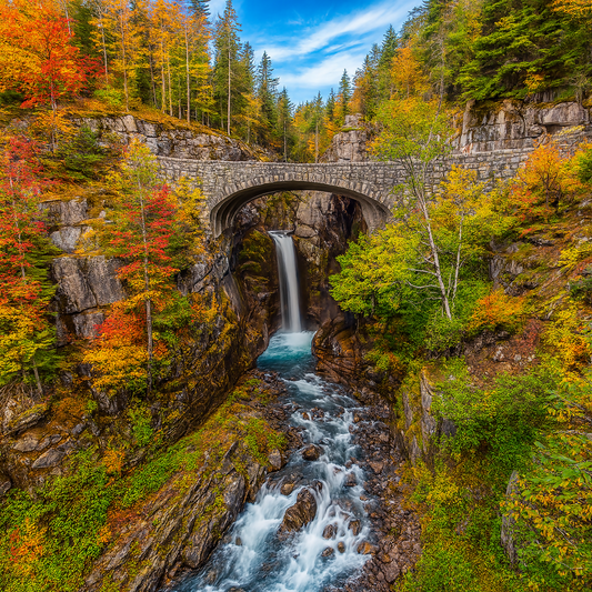 Christine Falls - Mount Rainier National Park - Washington United States - Rendered - Digital File Digital My Custom Designs PDF