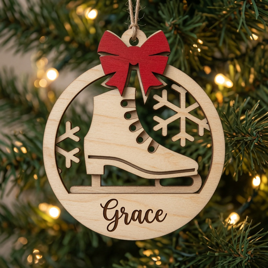 Christmas Ornament Holiday Getaway - Layered Ornament - Digital File - SVG - Digital