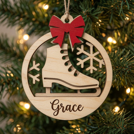Christmas Ornament Holiday Getaway - Layered Ornament - Digital File - SVG - Digital
