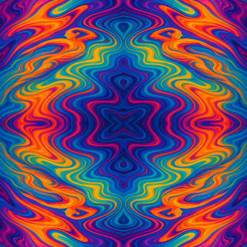 Sports and Active Lifestyle - Psychedelic Swimming Strokes With Liquid Motion - Pattern - Digital File Digital My Custom Designs PDF