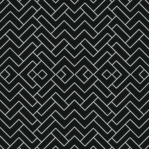 Minimal and Modern - Minimal Black And White Zigzag Herringbone With A Neon Edge Glow - Pattern - Digital File Digital My Custom Designs PDF