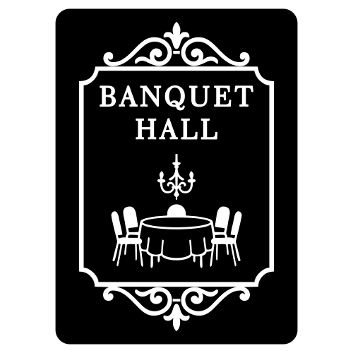 Banquet Hall Sign - Digital File - XCS Friendly Digital My Custom Designs PDF