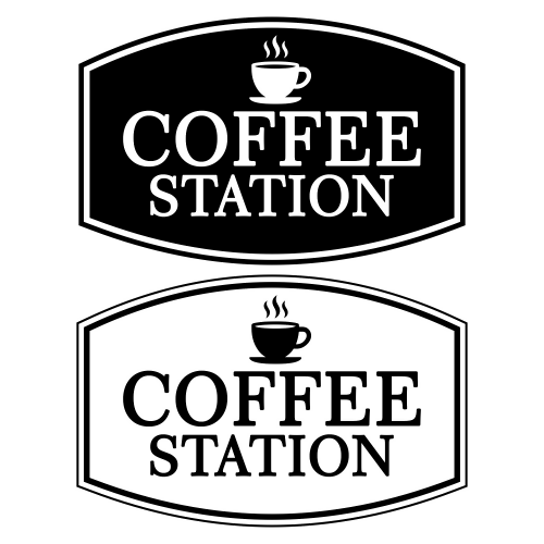 Coffee Station - Digital File - XCS Friendly Digital My Custom Designs PDF