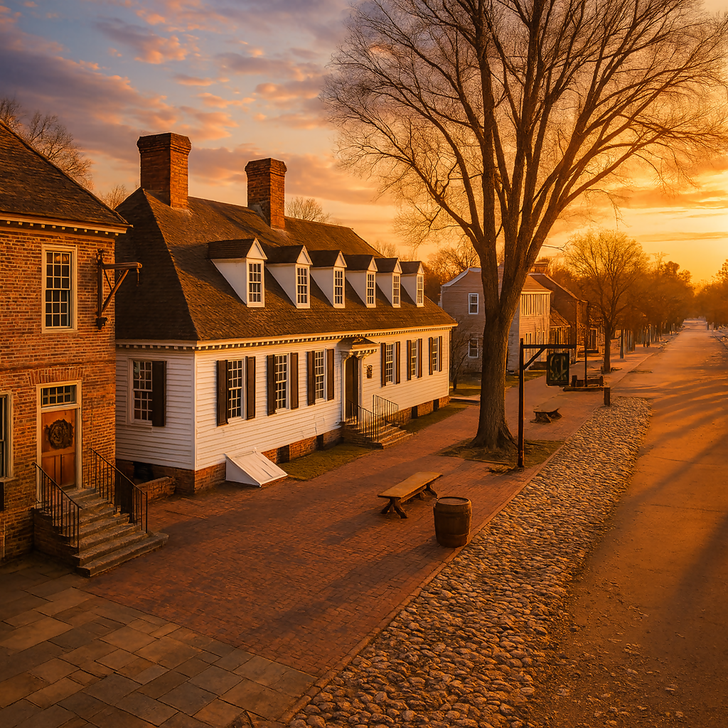 Colonial Williamsburg - Virginia United States - Rendered - Digital File Digital My Custom Designs PDF