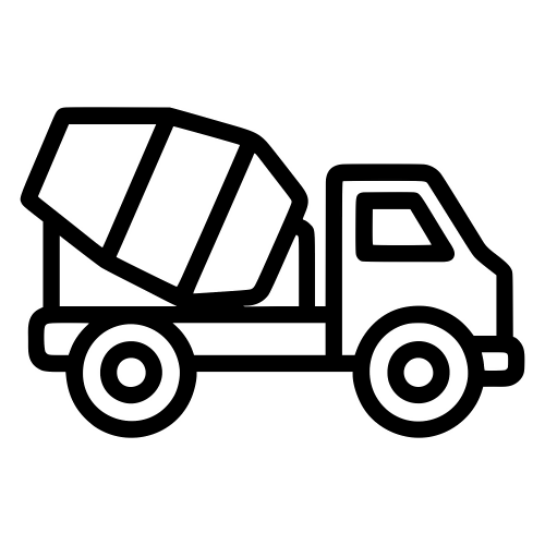 Concrete Mixer Outline - Digital File - XCS Friendly Digital My Custom Designs PDF