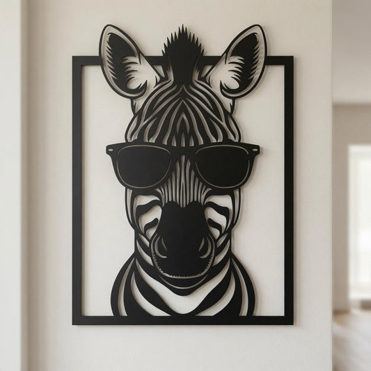Cool Zebra - Wall / Home Decor - Digital File - ZIP File - Digital