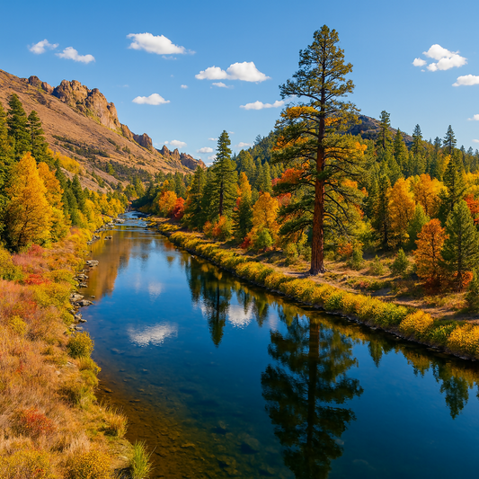 Crooked River - Smith Rock State Park - Oregon United States - Rendered - Digital File Digital My Custom Designs PDF